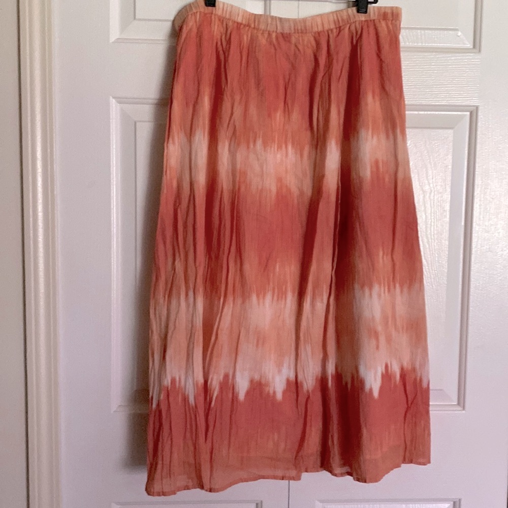 Plus size Chicos Cotton Skirt Fully Lined